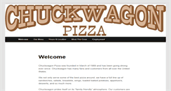 Desktop Screenshot of chuckwagonpizza.com